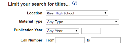 Limit you search for titles limiters