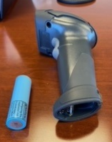 Cap from the battery compartment off scanner.